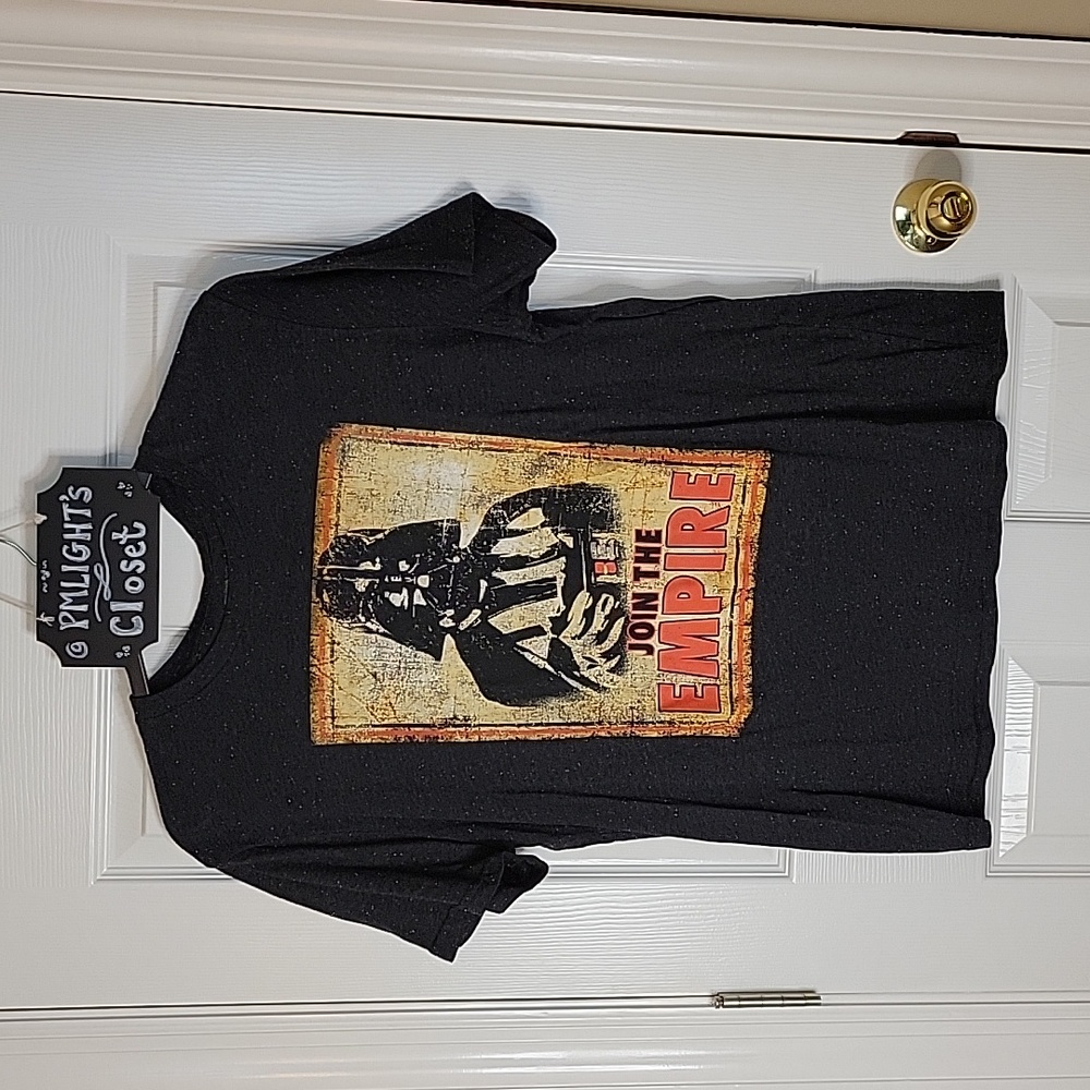 Star Wars Graphic T-Shirt XL Join the Empire Darth Vader Short Sleeve Black